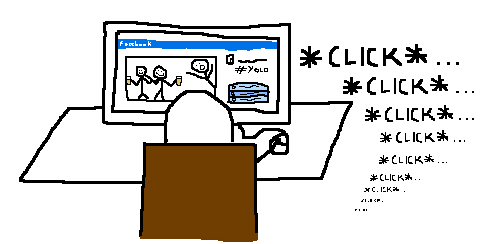 facebook clicking